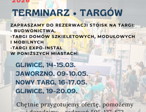 TARGI 2026 – Zarezerwuj stoisko już dzisiaj !!!